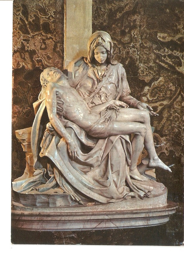 Postal 033686 : Roma. Basilica of S. Peter - La Pieta! De Michelangelo