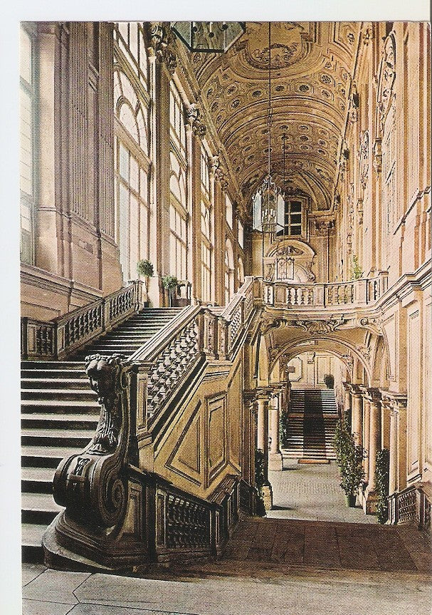 Postal 033693 : Citta di Torino. Palazzio Madama - Scalone di Filipo Juvarra. Direzione Musei e di BB.AA.