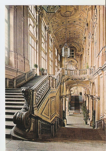 Postal 033693 : Citta di Torino. Palazzio Madama - Scalone di Filipo Juvarra. Direzione Musei e di BB.AA.