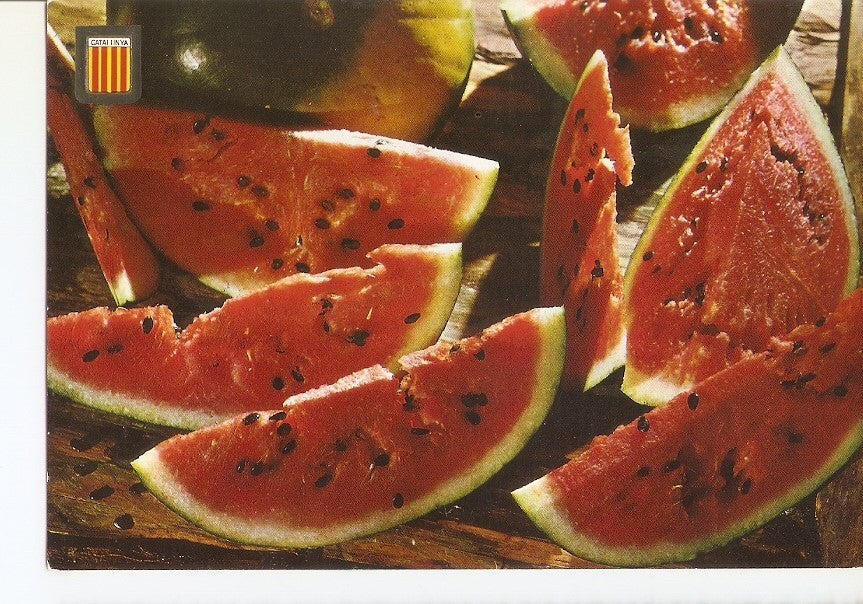 Postal 033706 : Platos tipicos. Tajadas de sandia