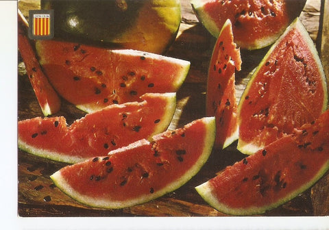 Postal 033706 : Platos tipicos. Tajadas de sandia