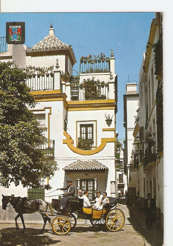 Postal 033722 : Sevilla. Plaza Doña Elvira (Barrio Santa Cruz)