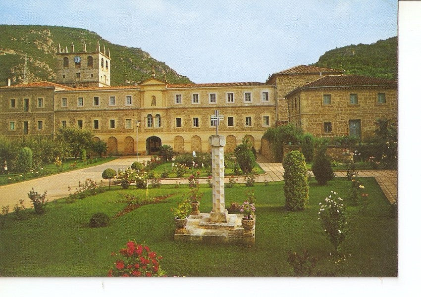 Postal 033728 : Bujedo (Burgos). Centro La Salle fachada principal
