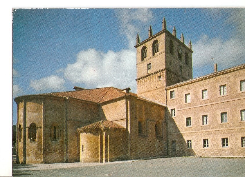 Postal 033731 : Bujedo (Burgos).  Centro La Salle Abside romanico  y Torre