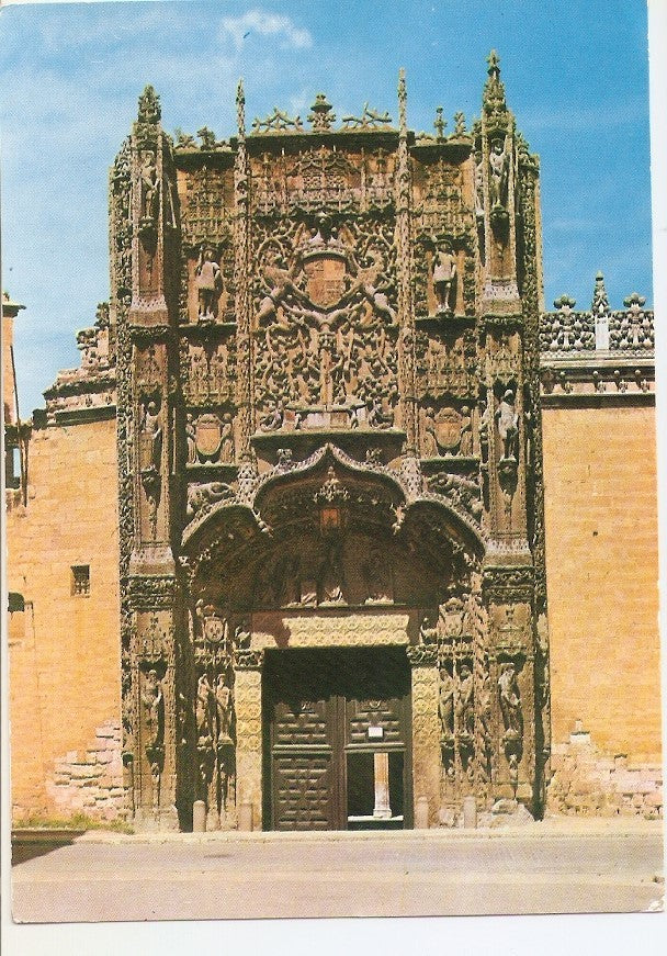 Postal 033733 : Valladolid. Entrada edificio historico