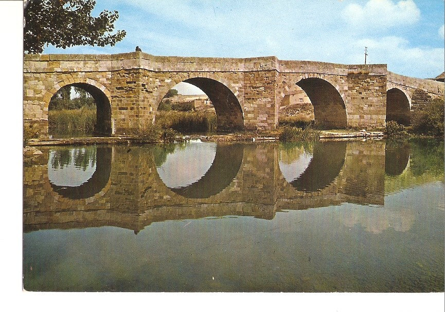 Postal 033736 : Sahagun (Leon). Puente Canto