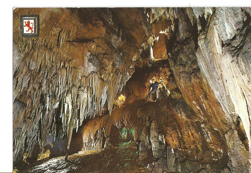 Postal 033737 : Cuevas de Valporquero (Leon). Gran Colada