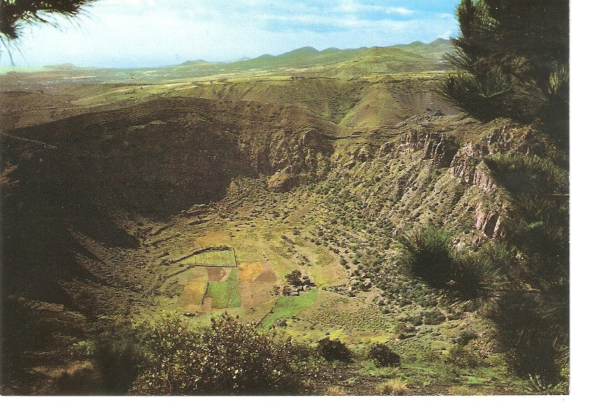Postal 033757 : La Caldera de Bandama (Gran Canaria)