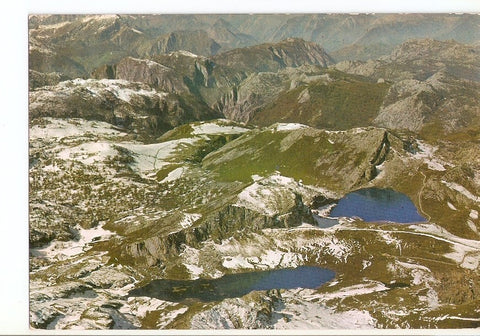 Postal 033771 : Lagos Ercina y Enol. Vista aerea
