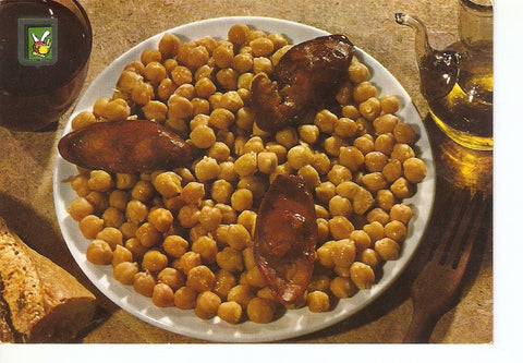 Postal 033794 : Platos tipicos. Garbanzos con chorizo