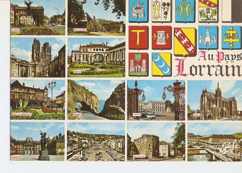 Postal 033801 : Souvenir de Lorraine