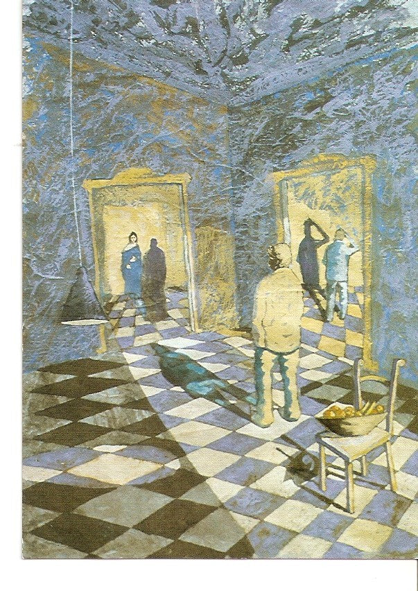 Postal 033820 : Francis Vicenç. Eitempera/Papier 1986