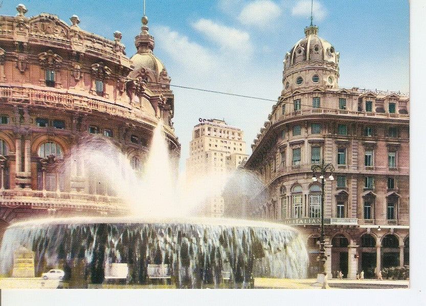 Postal 033836 : Genova. Piazza de Ferrari
