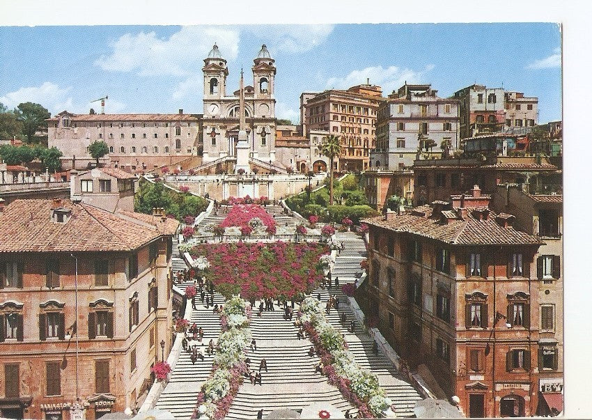 Postal 033843 : Roma. Place dEspagne et Trinita dei Monti