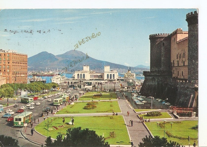Postal 033864 : Napoli. The Maritime Station. Italia