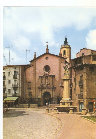 Postal 033879 : Vich. Tambla e Iglesia del Carmen