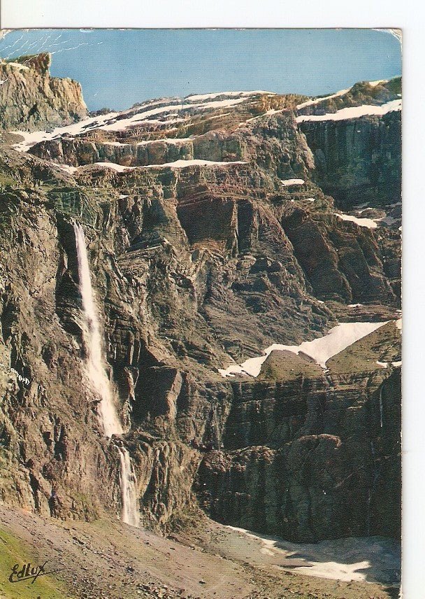 Postal 033903 : Les Pyrenees. Gavarnie (Houtes Pyrenees). La Grande Cascade