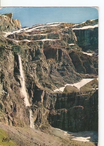 Postal 033903 : Les Pyrenees. Gavarnie (Houtes Pyrenees). La Grande Cascade