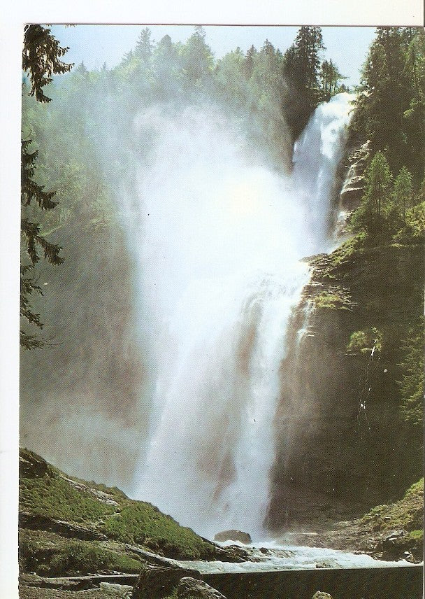 Postal 033905 : Sixt (Haute-Savoie). La cascade du Rouget au printemps