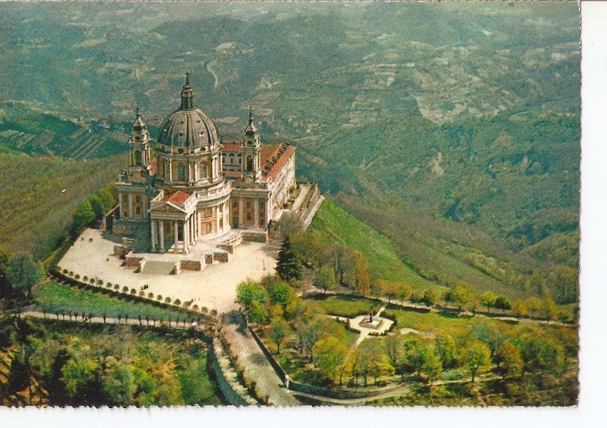 Postal 033912 : Torino. La Basilica di Superga vista dallaereo