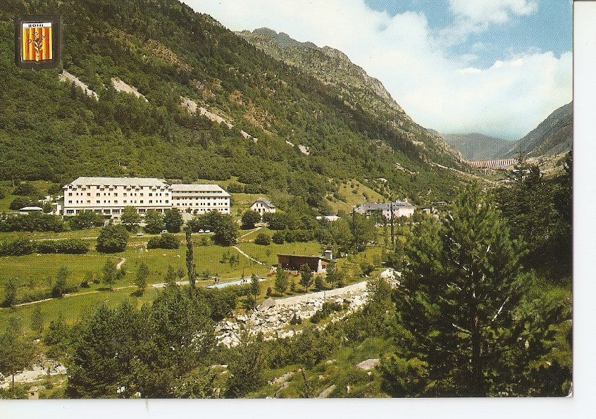 Postal 033957 : Pirineu Catala (Lleida). Vall de Bohi. Caldas de Bohi. Balneari