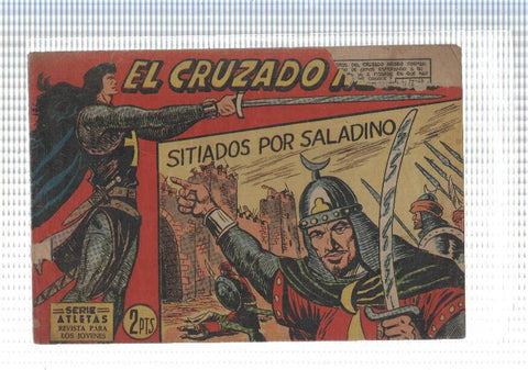 El Cruzado Negro numero 17: Sitiados por Saladino (roto en cubierta)