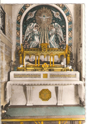 Postal 033993 : Chapelle de la Medaille Miraculeuse. Châsse de Sainte Luoise de Marillac