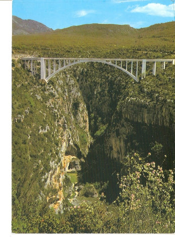 Postal 034007 : Les Gordes du Verdon Hauts Lieux de la Provence. Le Pont de lArturby