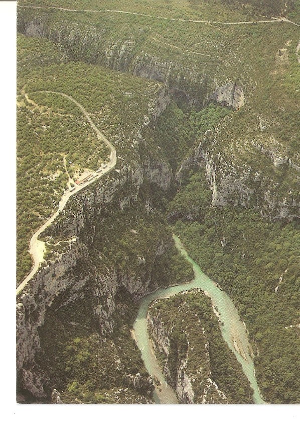 Postal 034010 : Grand canyon du Verdon. Les Balcons de la Mescla
