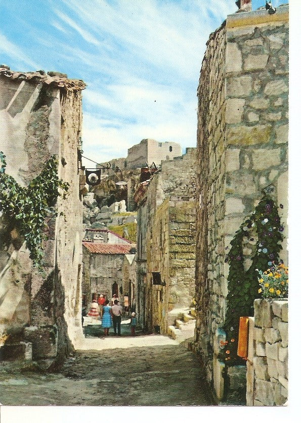 Postal 034011 : Les Baux de Provence. La Rue des Fours