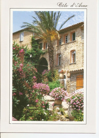 Postal 034014 : Un village Provençal en fleurs