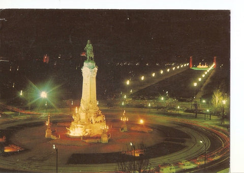 Postal 034017 : Portugal. Lisboa. Place du Marquis de Pomba