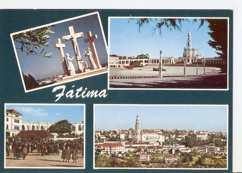 Postal 034026 : Fatima - Recordaçao. Souvenir