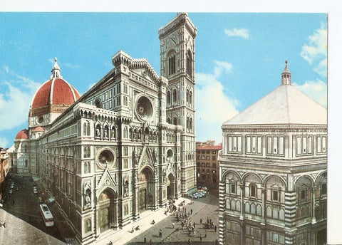 Postal 034050 : Firenze - Cathedral Baptistry and Campanile
