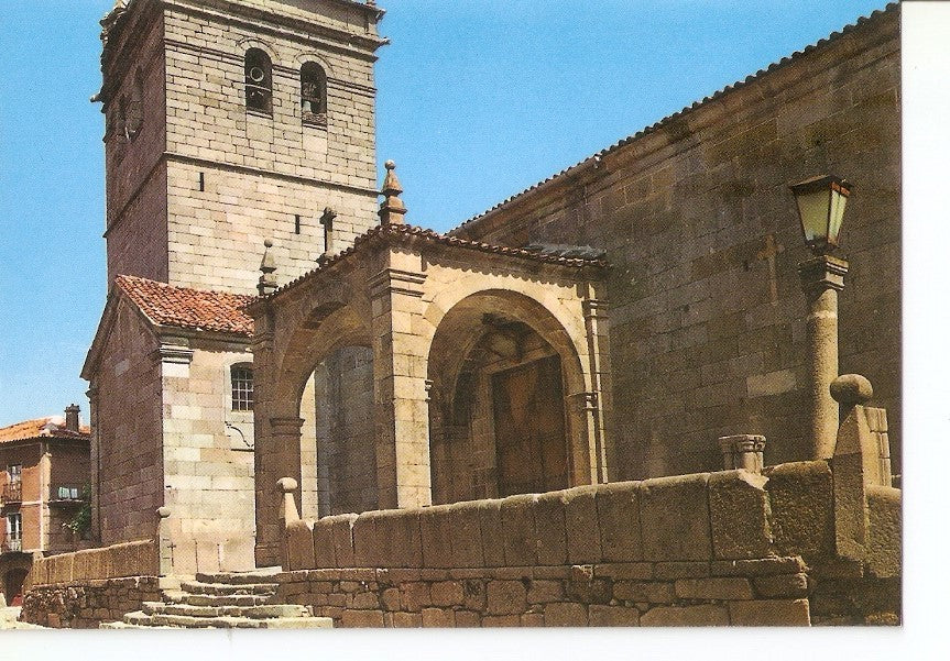 Postal 034054 : La Alberca (Monumento Nacional). La iglesia