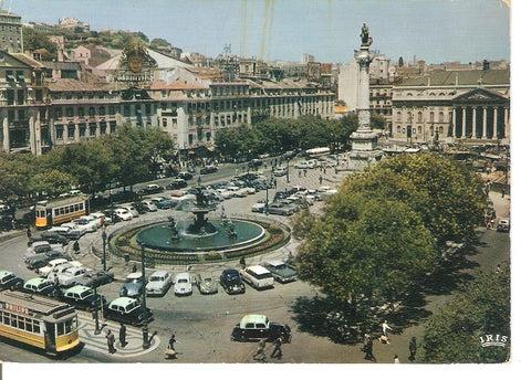 Postal 034061 : Portugal Colorido. Lisboa. Praça D. Pedro IV