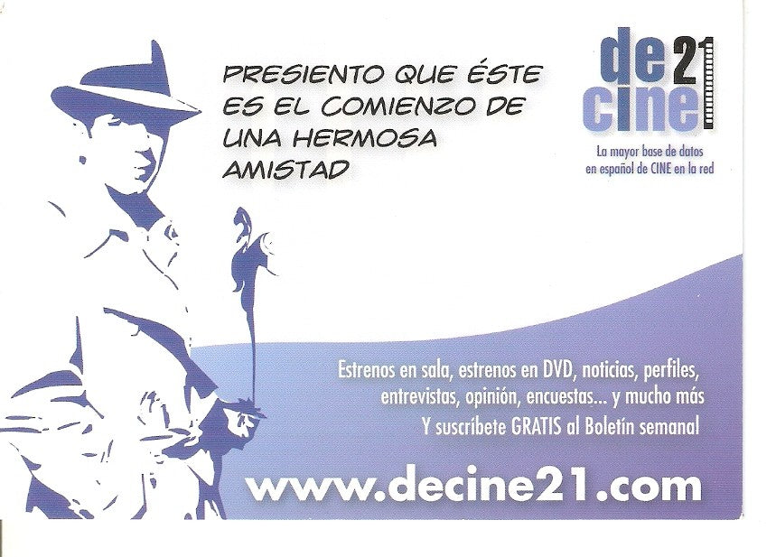 Postal 034082 : Anuncio pagina web decine21
