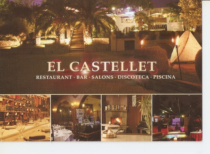 Postal 034090 : El Castellet. Restaurant - Bar - Salons - Discoteca - Piscina. Sant Quirze del Valles (Barcelona)