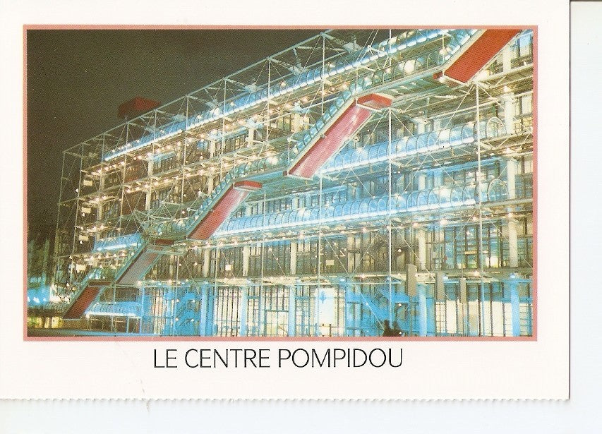 Postal 034108 : Paris. Beaubourg. Centro Georges Pompidou