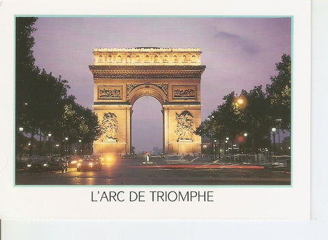 Postal 034109 : Paris. El Arco de Triunfo de la Estrella