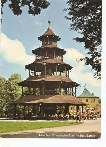 Postal 034116 : Munchen - Munich - Monaco. La Torre cinesse nel Giardino Inglese