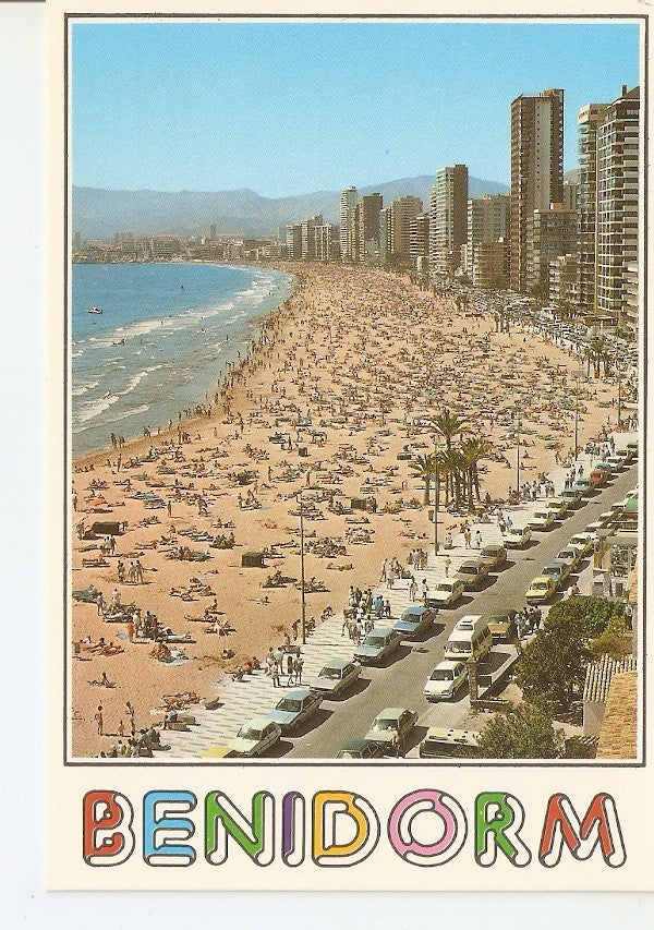 Postal 034136 : Benidorm (España). Playa de Levante
