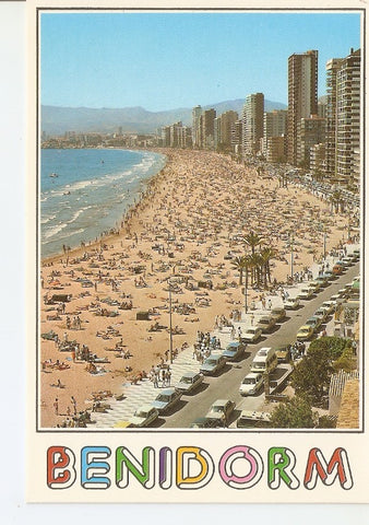Postal 034136 : Benidorm (España). Playa de Levante