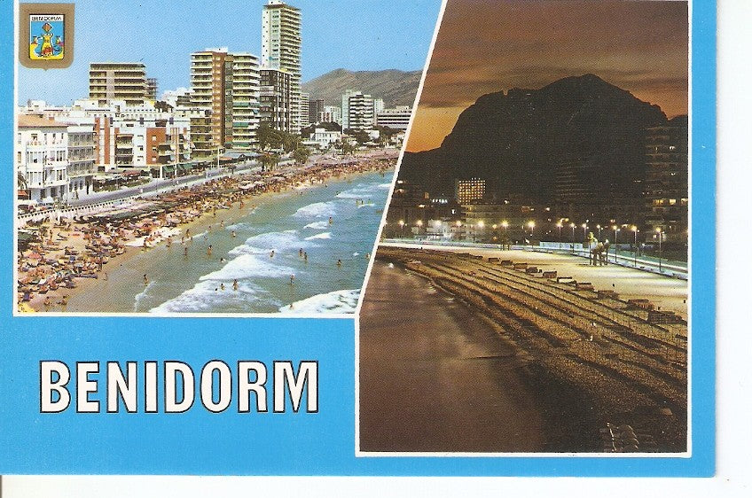 Postal 034139 : Benidorm (Alicante). Playa de Levante