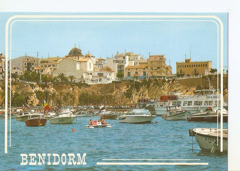 Postal 034143 : Benidorm (España). Puerto y Playa del mal pas
