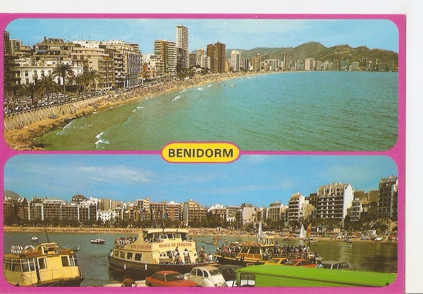 Postal 034149 : Benidorm (España). Playas Poniente y Levante