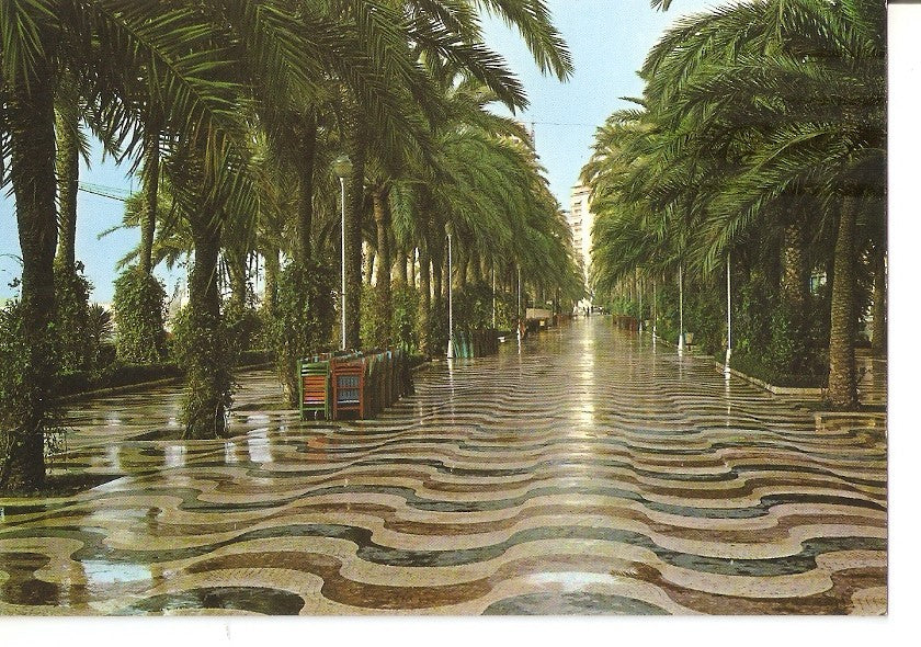 Postal 034153 : Alicante. Explanada de España