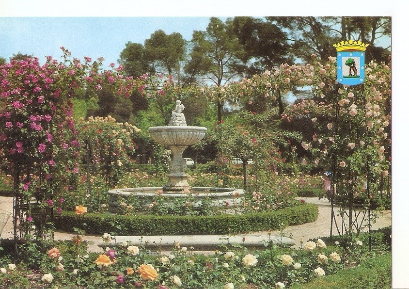 Postal 034170 : Madrid. Rosaleda del Parque del Retiro