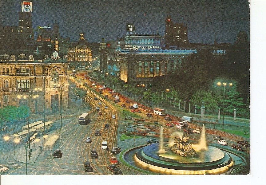 Postal 034175 : Madrid. Plaza de la Cibeles y Calle de Alcala