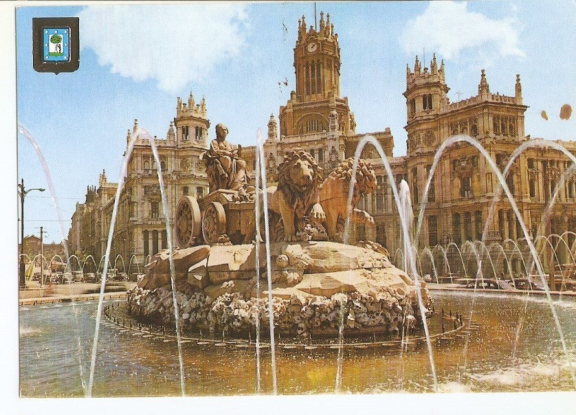 Postal 034179 : Madrid. La Cibeles y Palacio de Comunicaciones